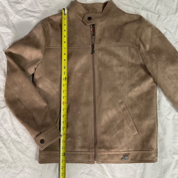 Faux Suede Men’s Medium Jacket by AG Milano - Picture 3 of 12